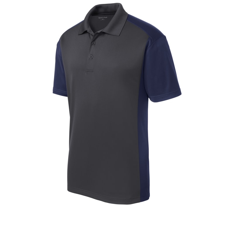 Sport-Tek Colorblock Micropique Sport-Wick Polo. 10