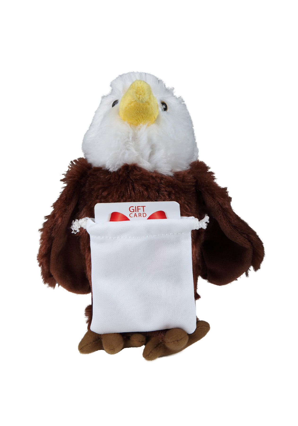 soft plush Eagle with gift card sack 2