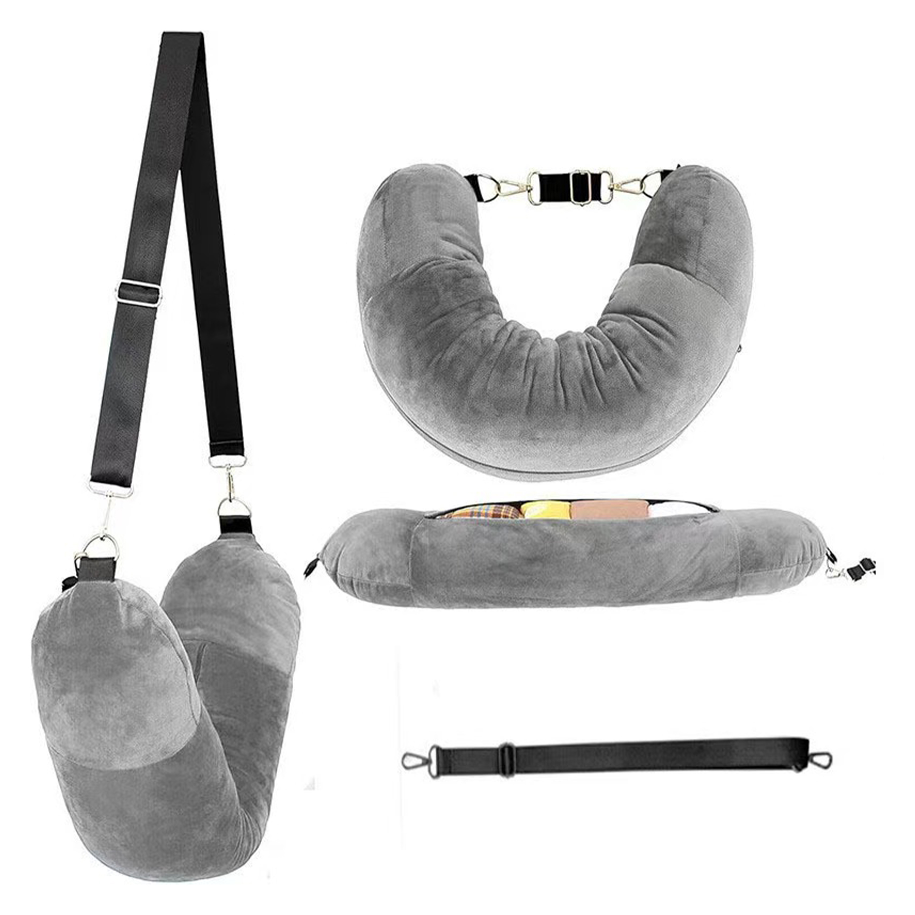 Creative Luggage Storage Travel Pillow 3