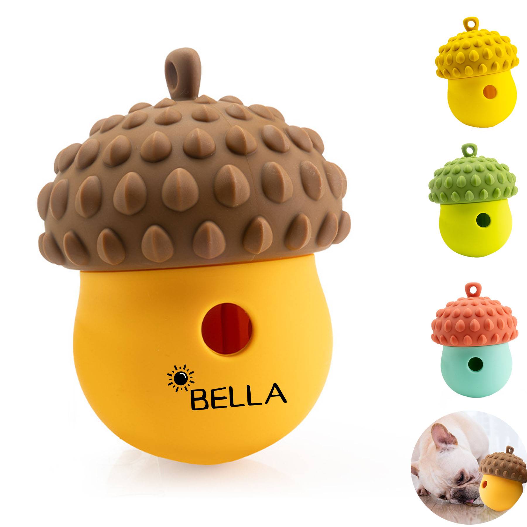 Silicone pet slow food toys 1