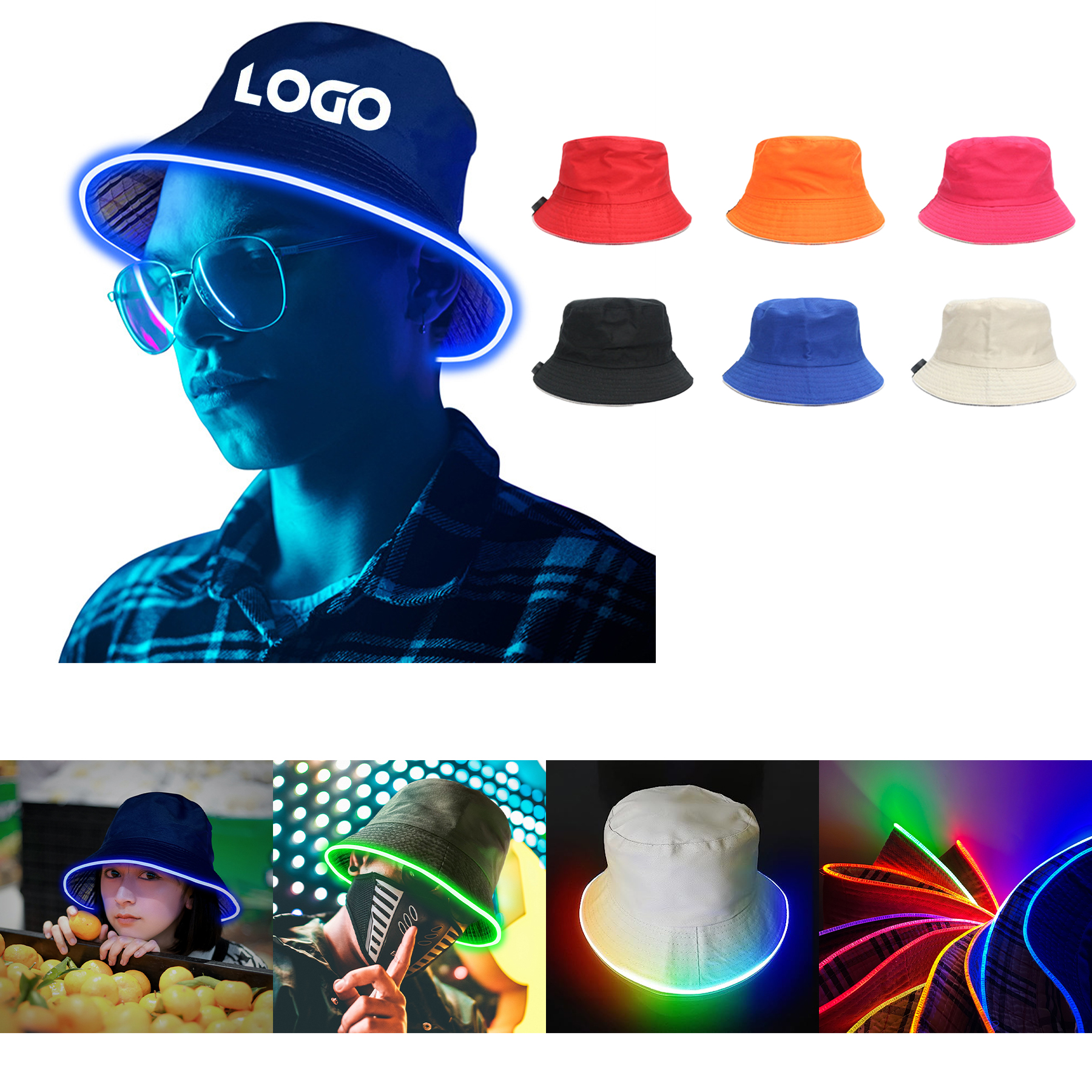 Original Light Up Bucket Hat