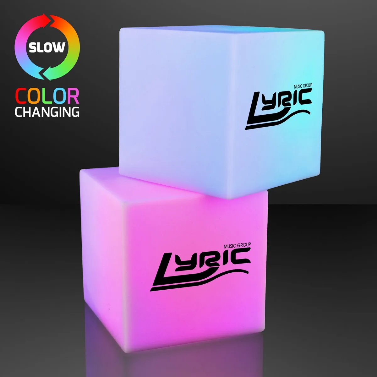 2.75" Light Deco Cube with Color Change LEDs 3