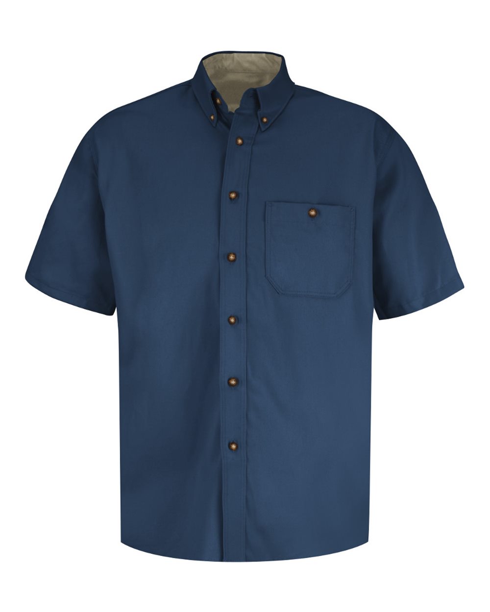Short Sleeve 100 Cotton Dress Shirt