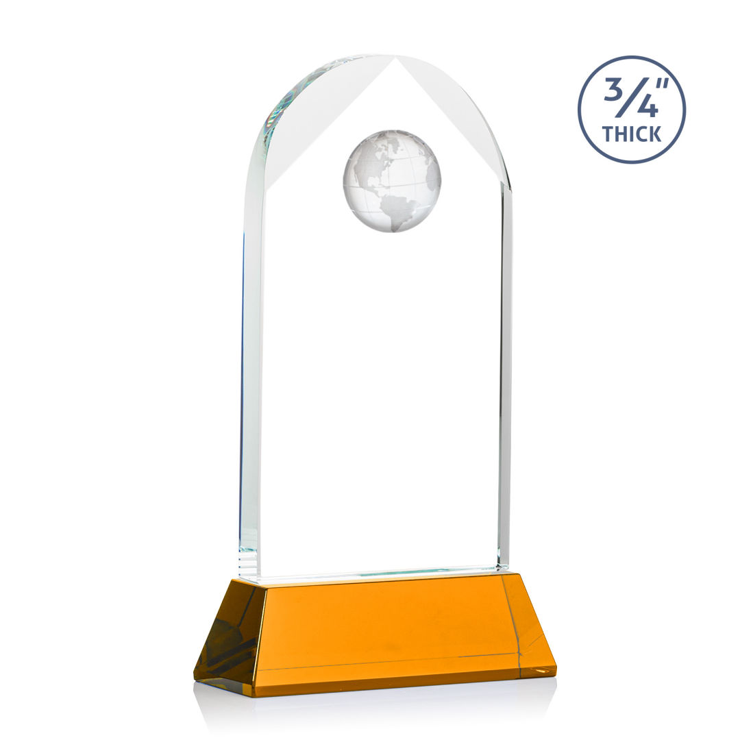 Blake Globe VividPrint™ Award on Newhaven - Amber 5