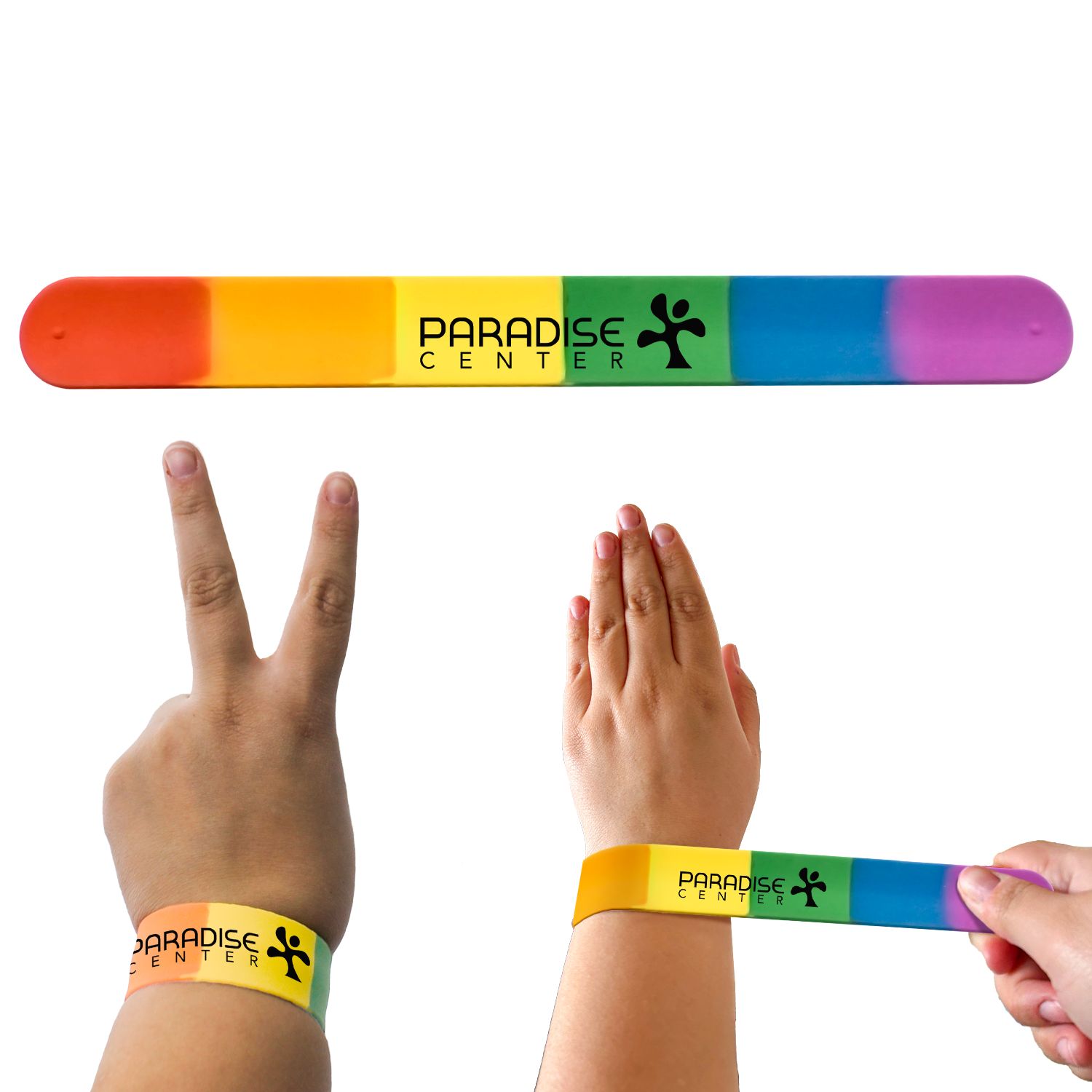 Rainbow Slap Bracelet 2