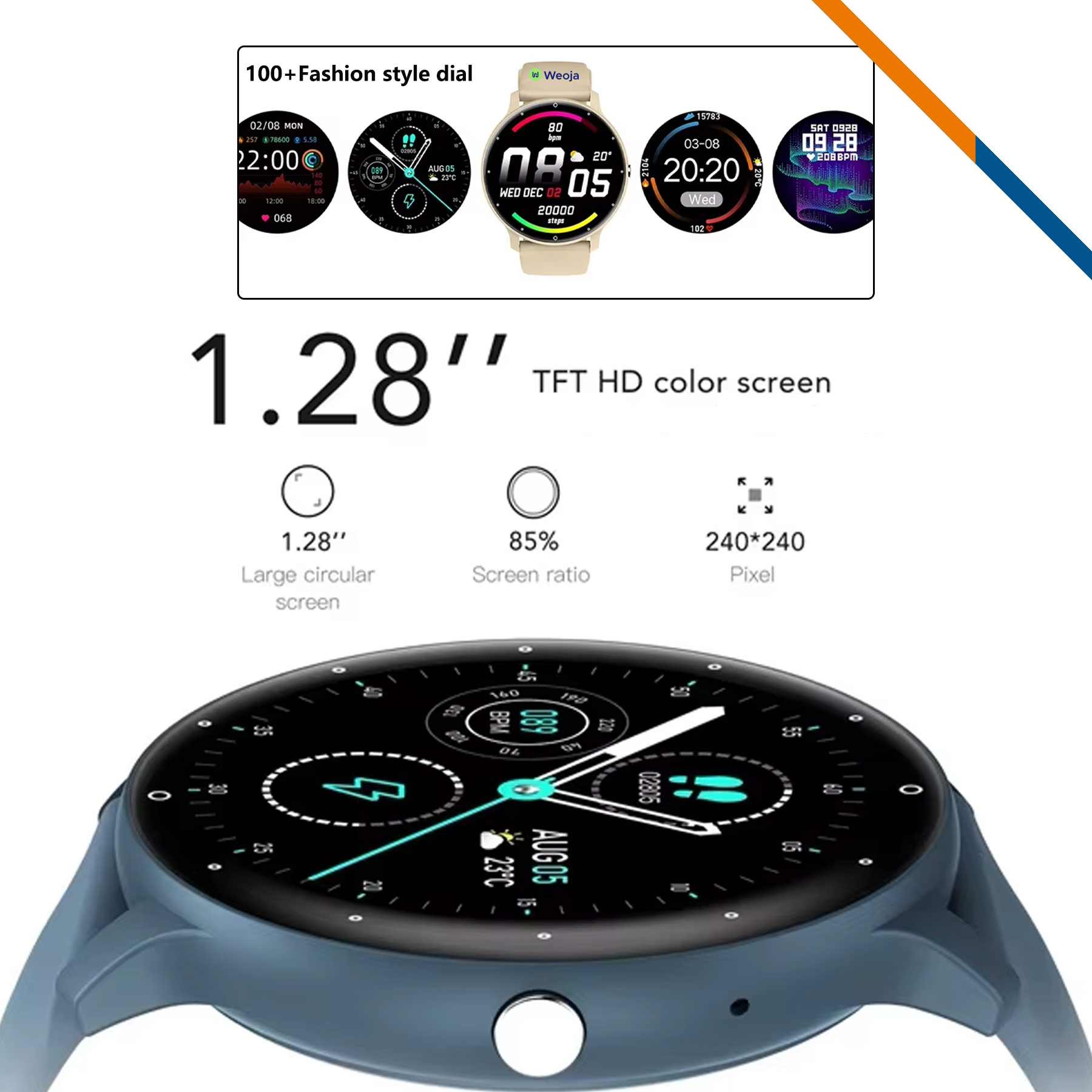 Edgar Fitness Tracker Smart Watch 7