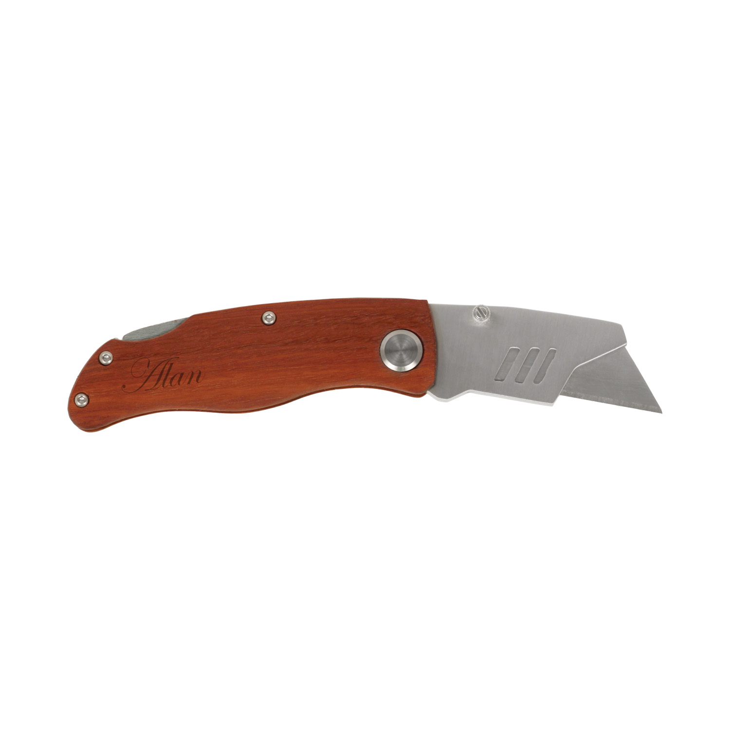 4" Wood Handle Utility Knife 4
