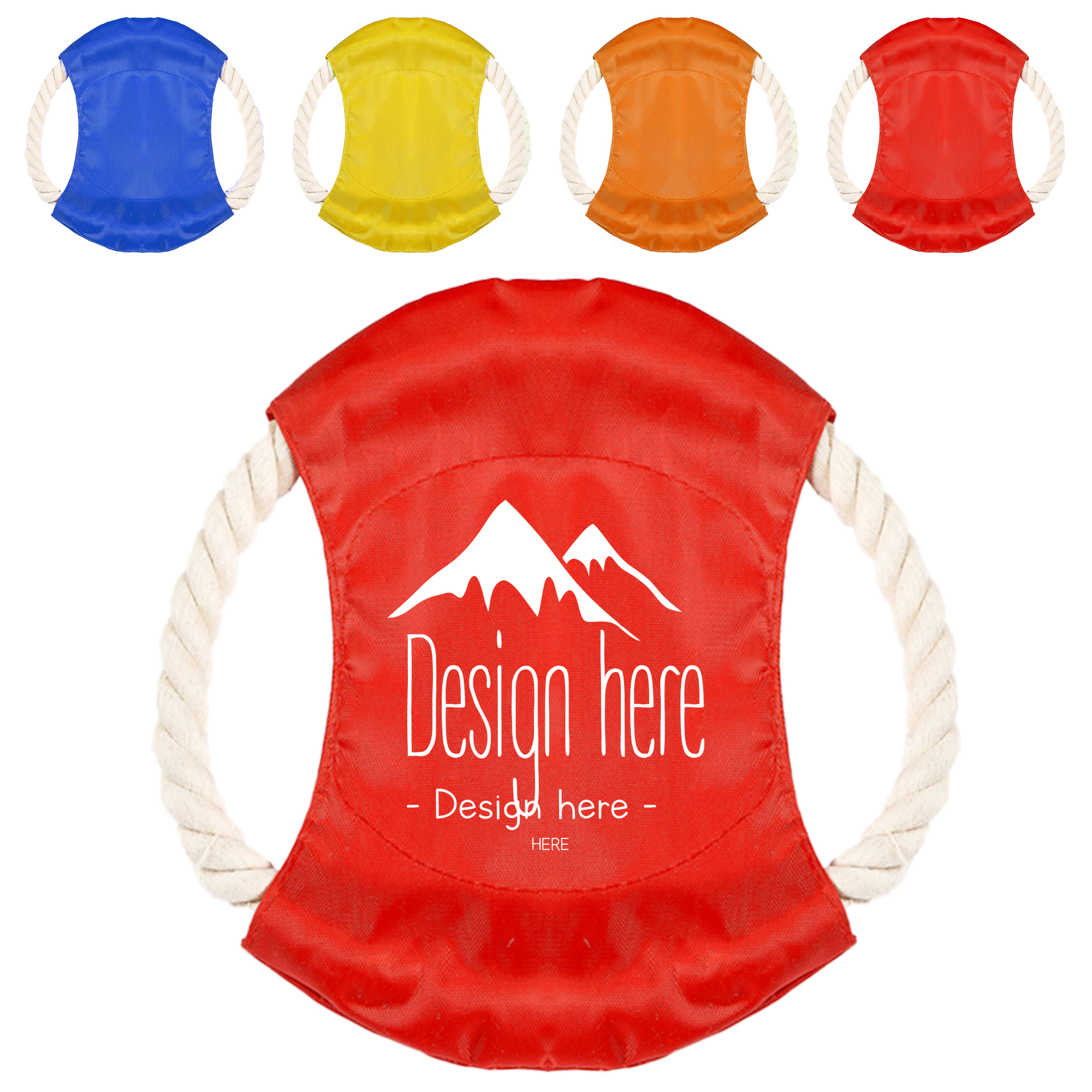 Round Rope Pet Flying Disc 2