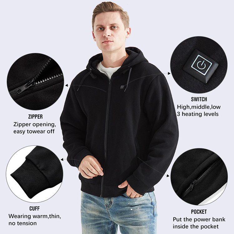 Heated Hoodie/Heated Jacket 2