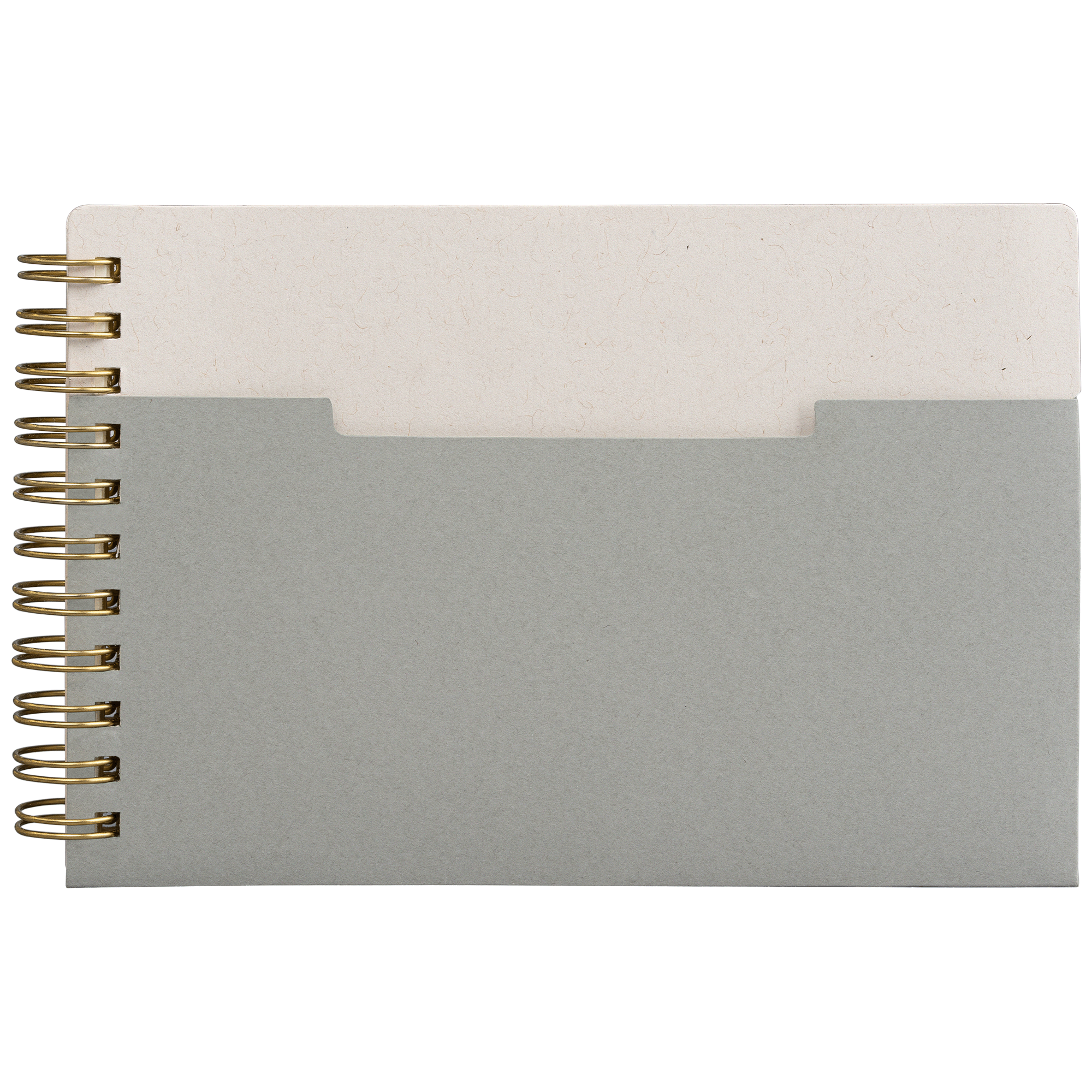 Lino FSC Paper Spiral Binding Horizontal Pocket Notebook - A6 22