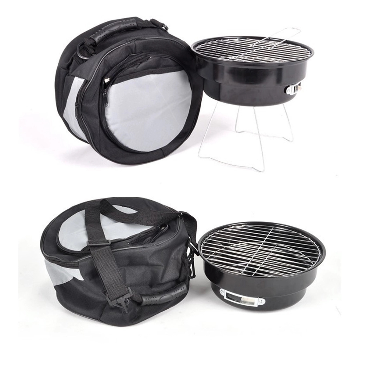 2 In 1 Portable Kooler Cooler Bag BBQ Grill 2
