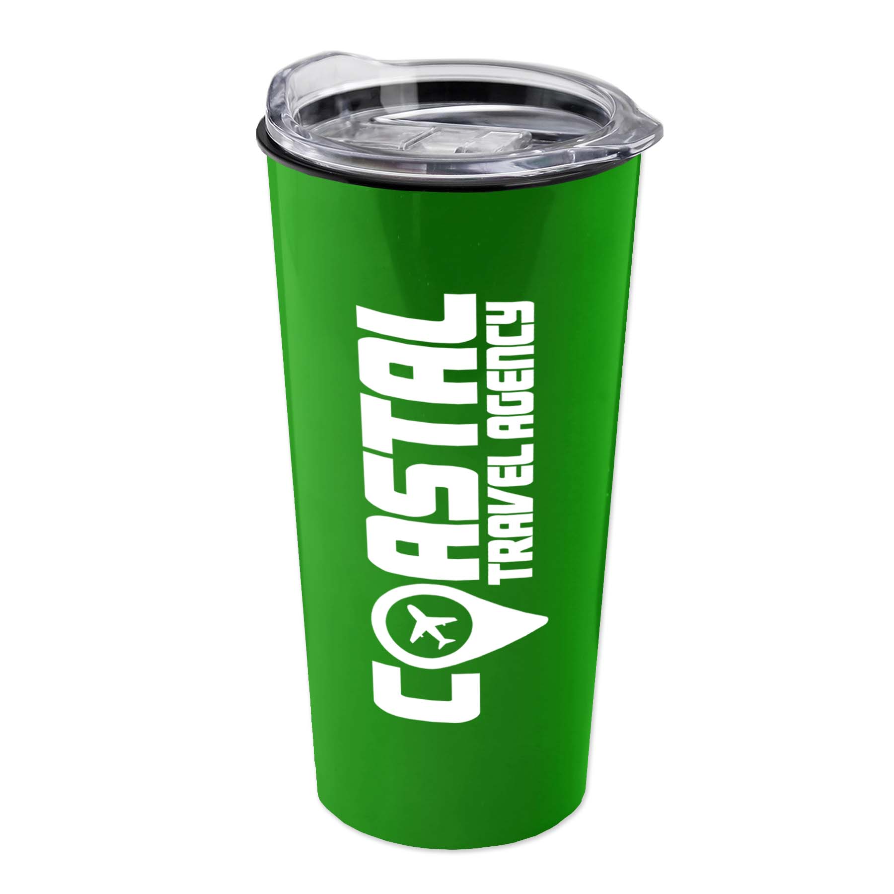 The Explorer - 18 oz. Metallic Travel Tumbler with Clear Se 2