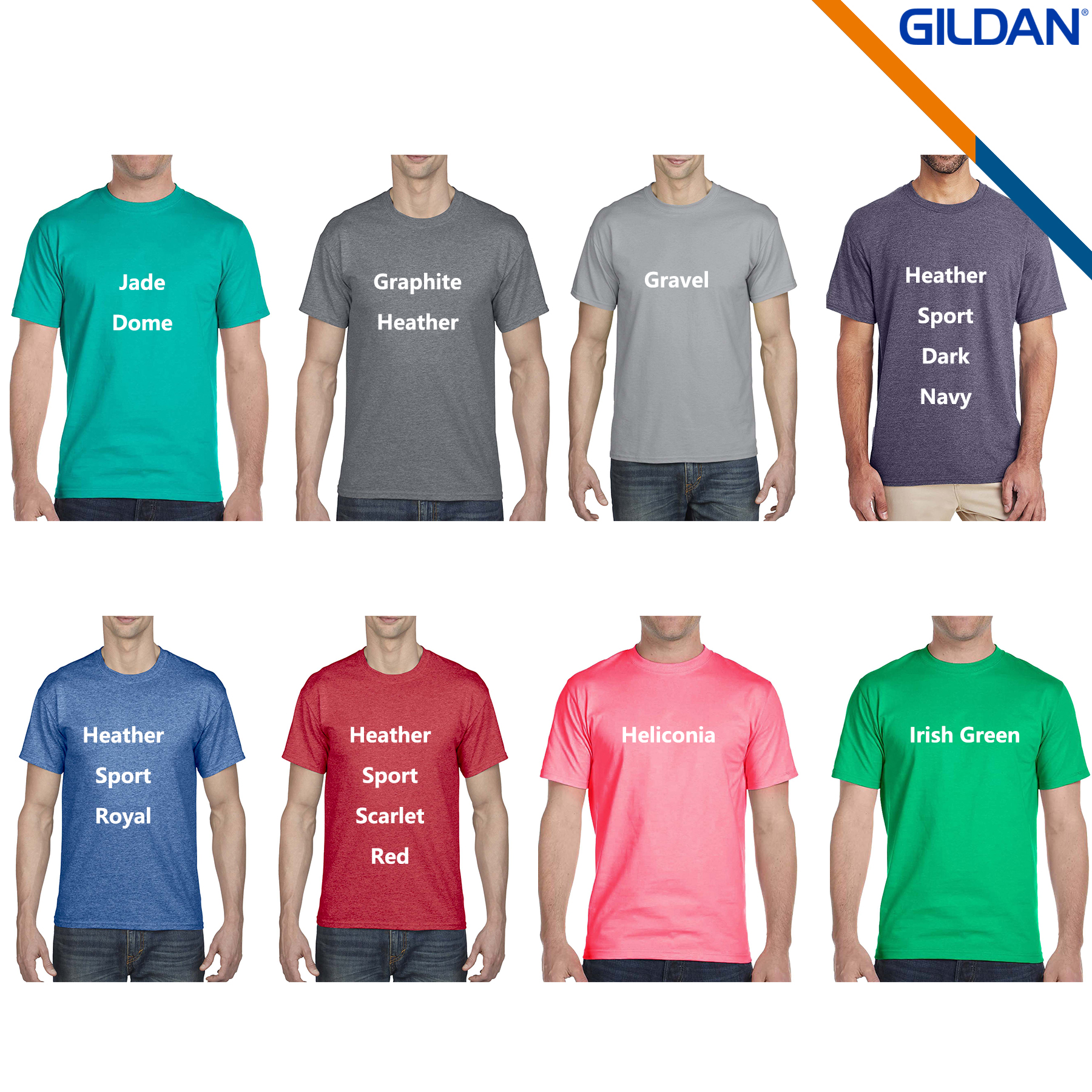 Gildan® 5.6 oz Cotton/Polyester Moisture Wicking T-Shirts 8