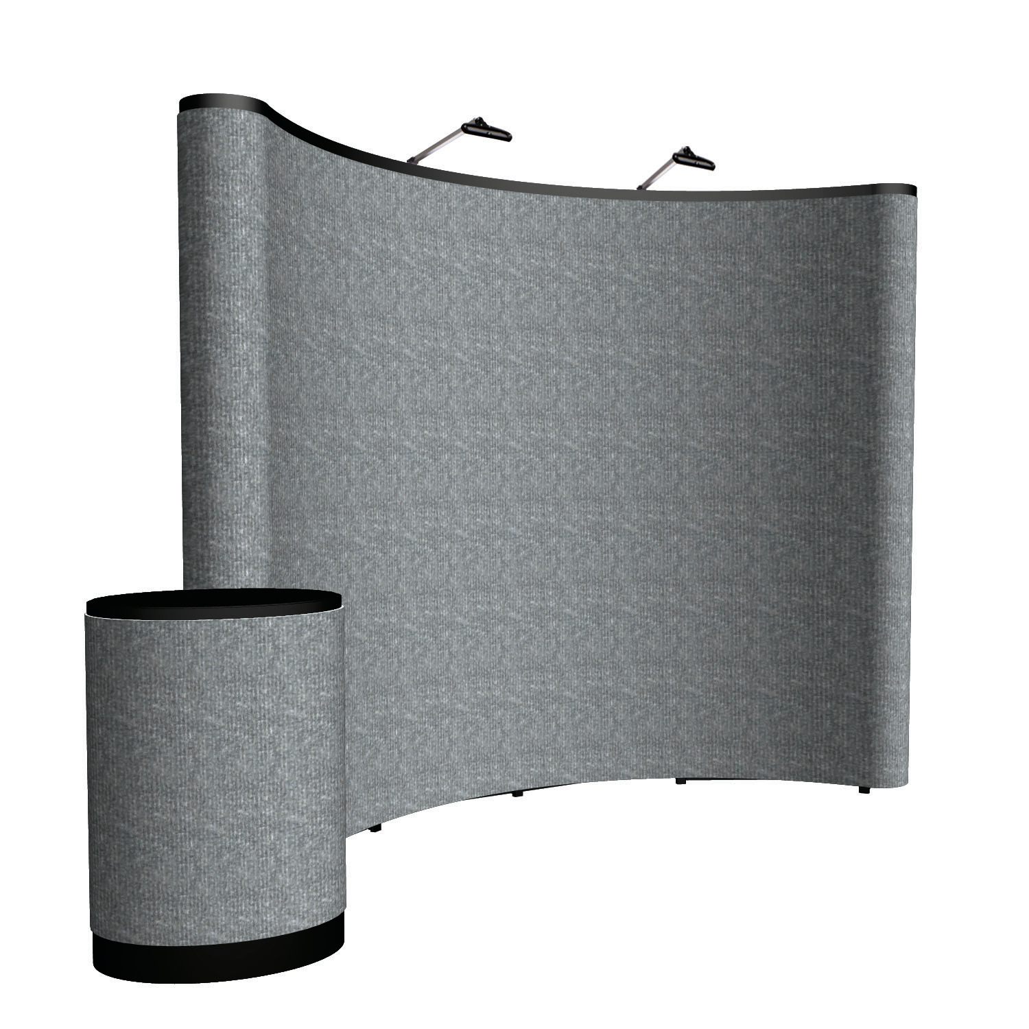 10' Curved ARISE Floor Display Kit (Fabric) 11