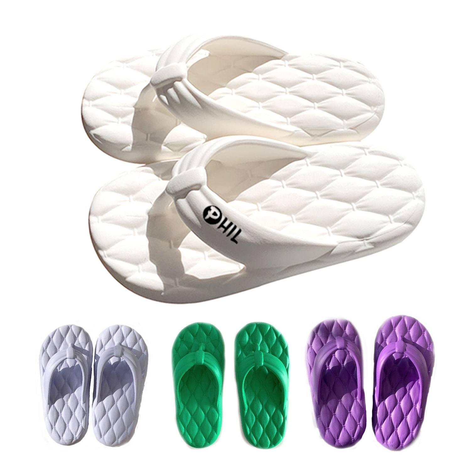 Eva Flip Flops Slip Quick Drying Shower Slides Bathroom 2