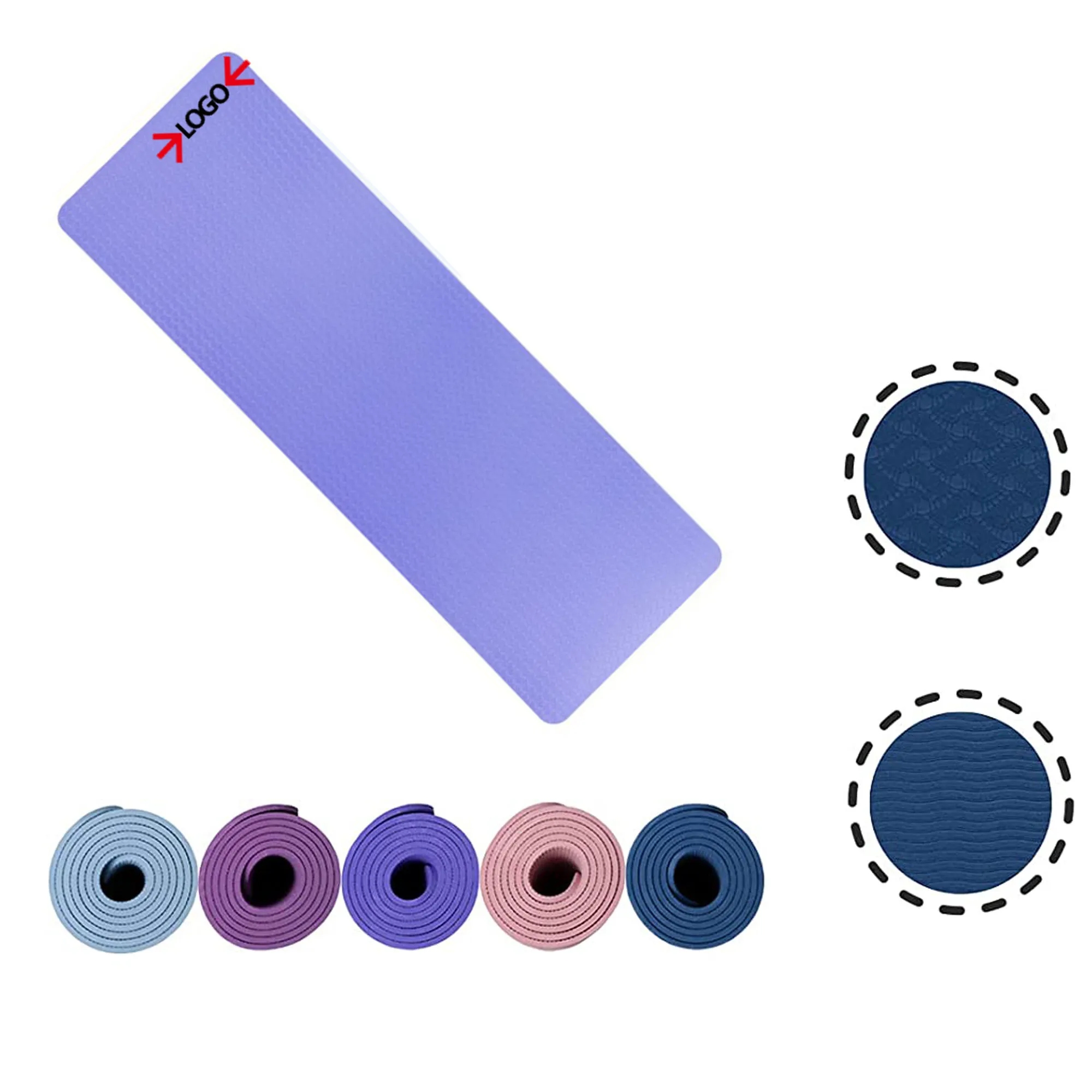 Extra Thick Yoga Mat for Women Men Kids MOQ 5 PCS 4