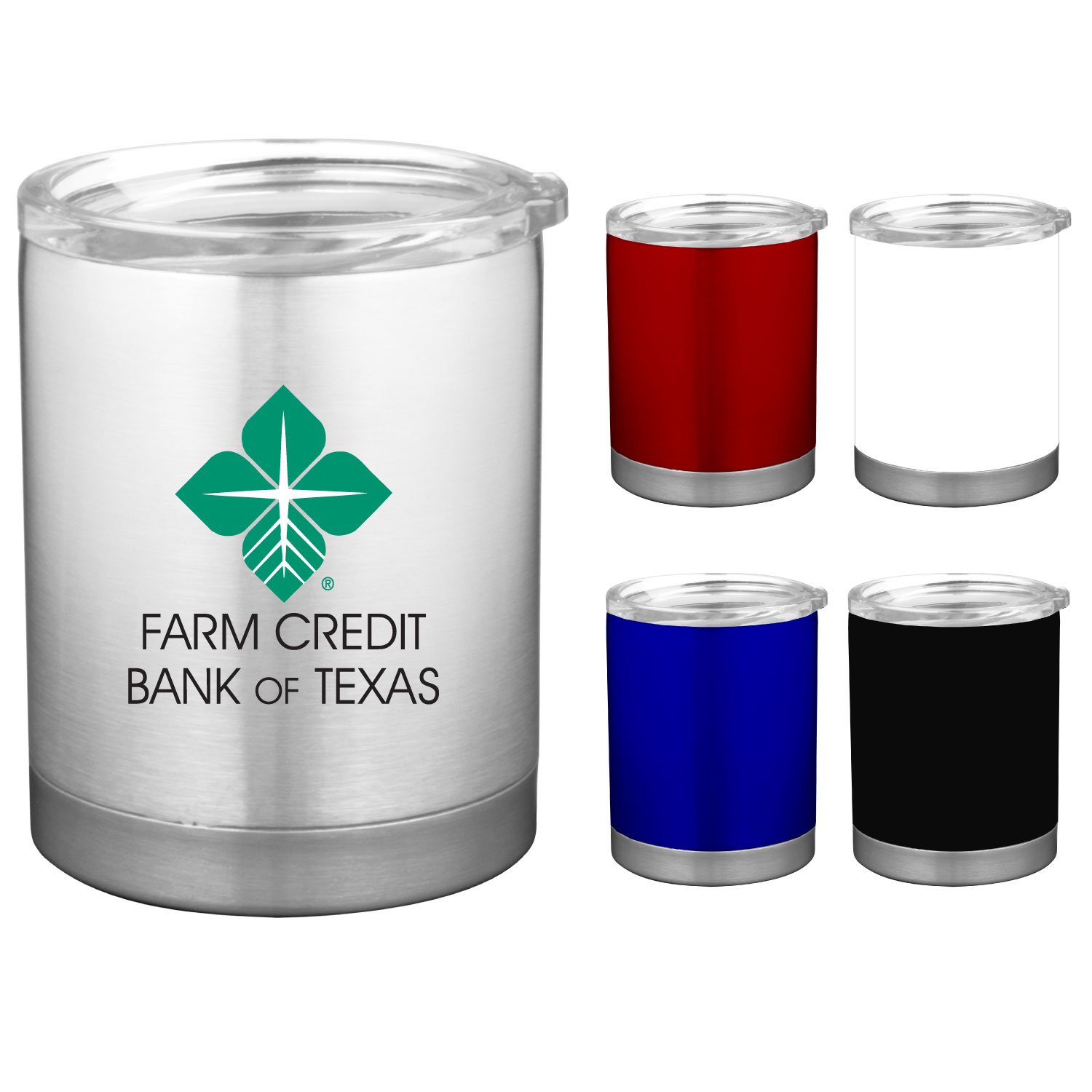 12 oz. Stainless Steel Mug with Lid 2