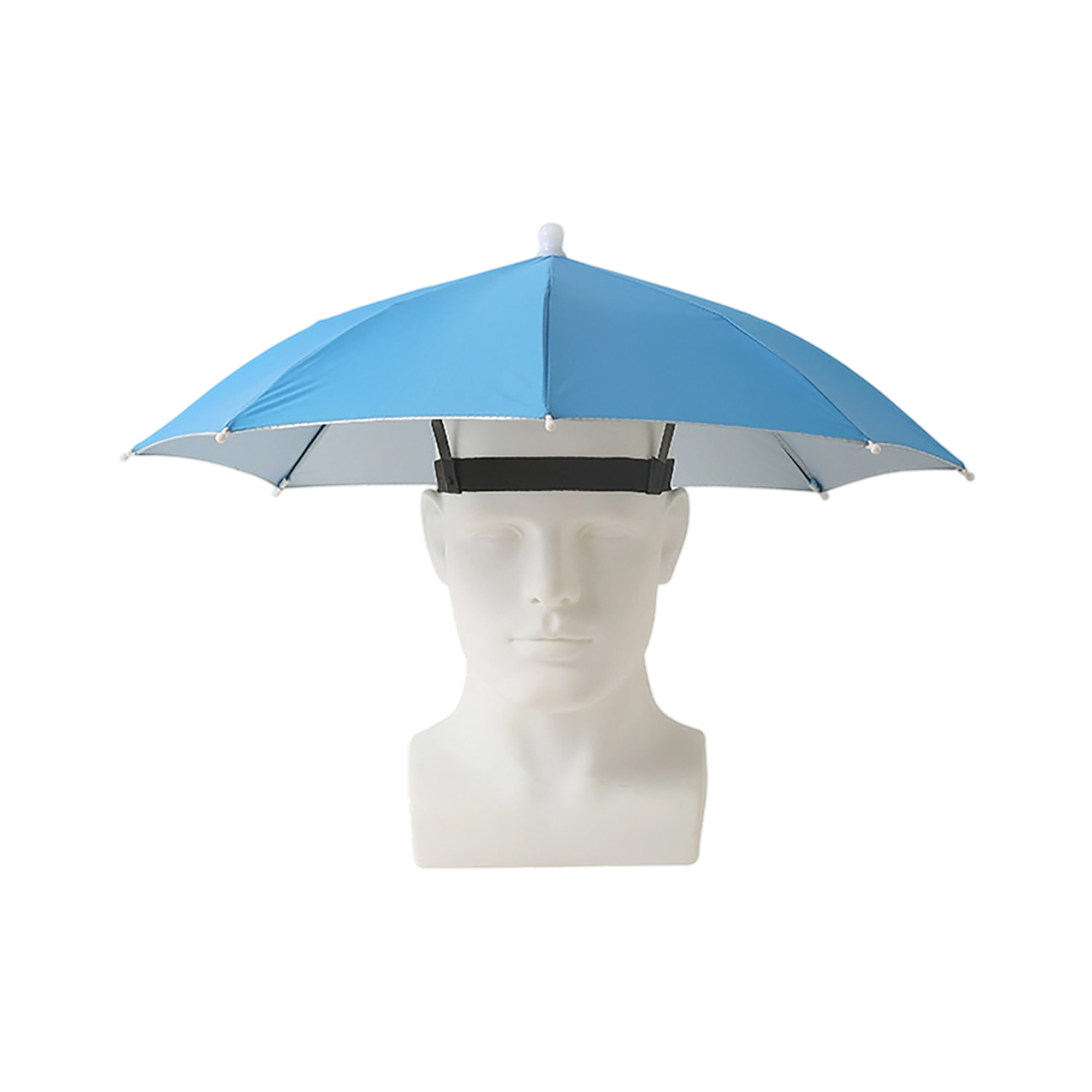 Waterproof Cloth Fishing Umbrella Hat Hands Free Outdoor Wear 6