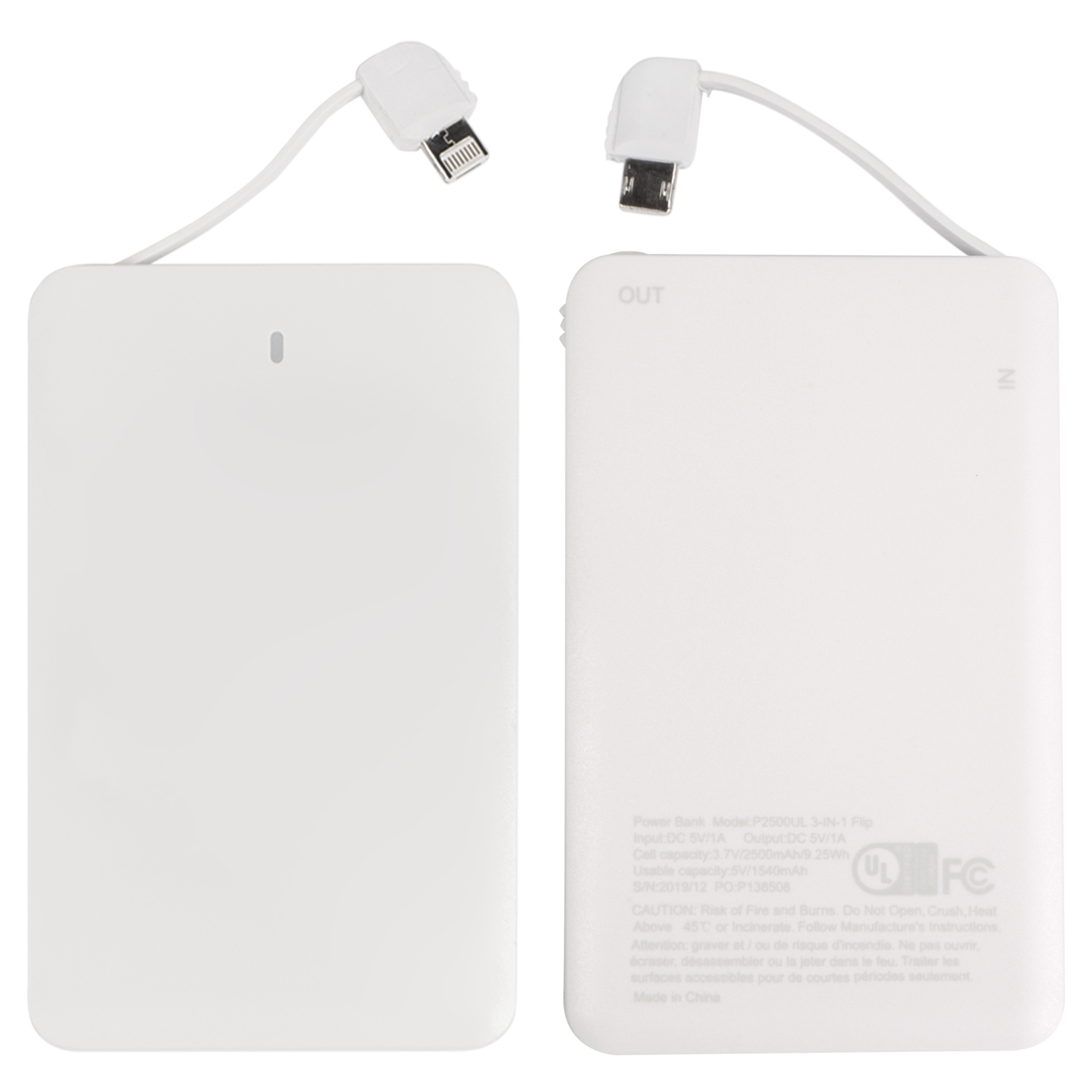 iTwist 2,500mAh UL 3-in-1 Power Bank 11