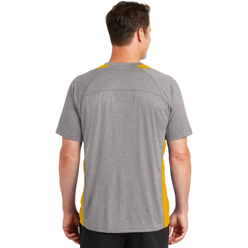 Sport-Tek Heather Colorblock Contender Tee. 6