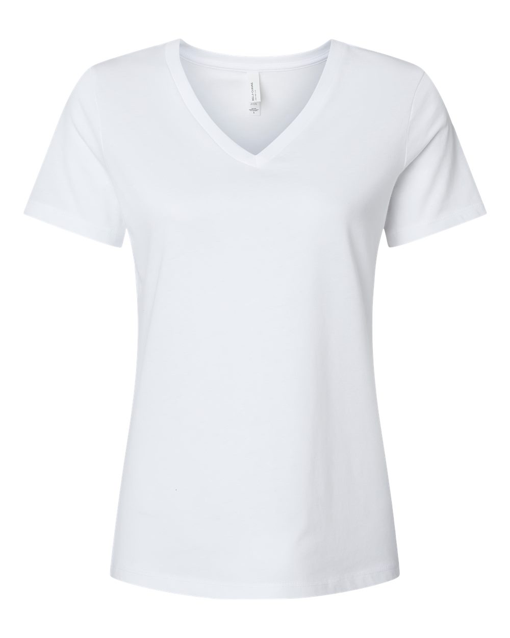 Women's Relaxed Heather CVC V-Neck Tee - 6405CVC 68
