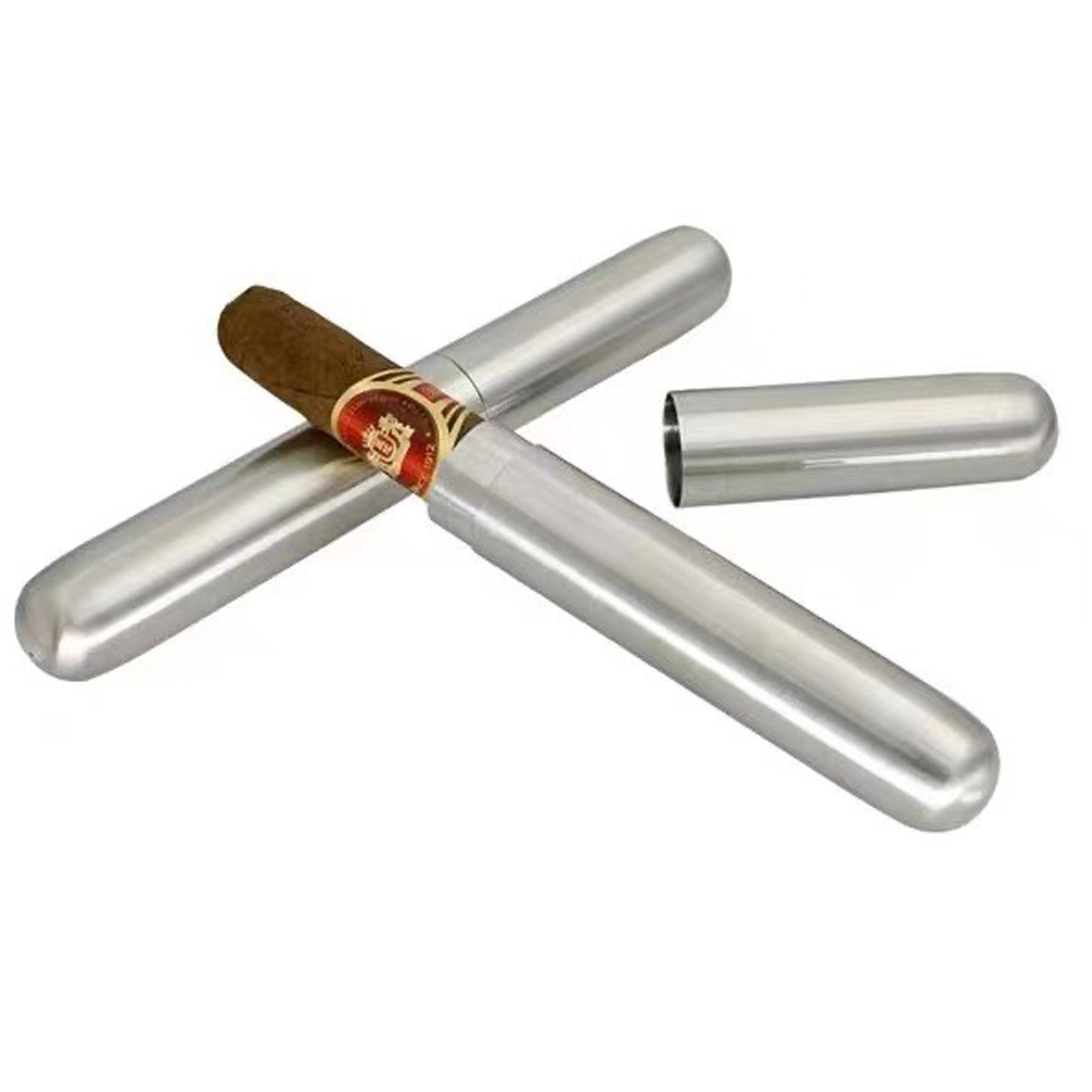 Stainless Steel Airtight Cigar Travel Case 7