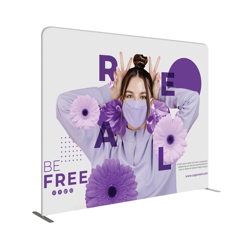 DisplaySplash Tension Fabric Display - 8' W x 7.5' H 9
