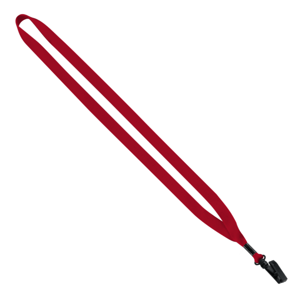 1/2" Polyester Lanyard with Plastic Bulldog Clip 13