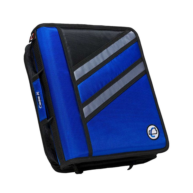 Case-It Z Dual Zipper Binders - Midnight Blue 3" 1
