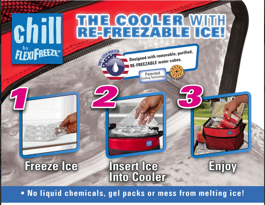 Chill by FlexiFreeze® 9-Can Cooler 17