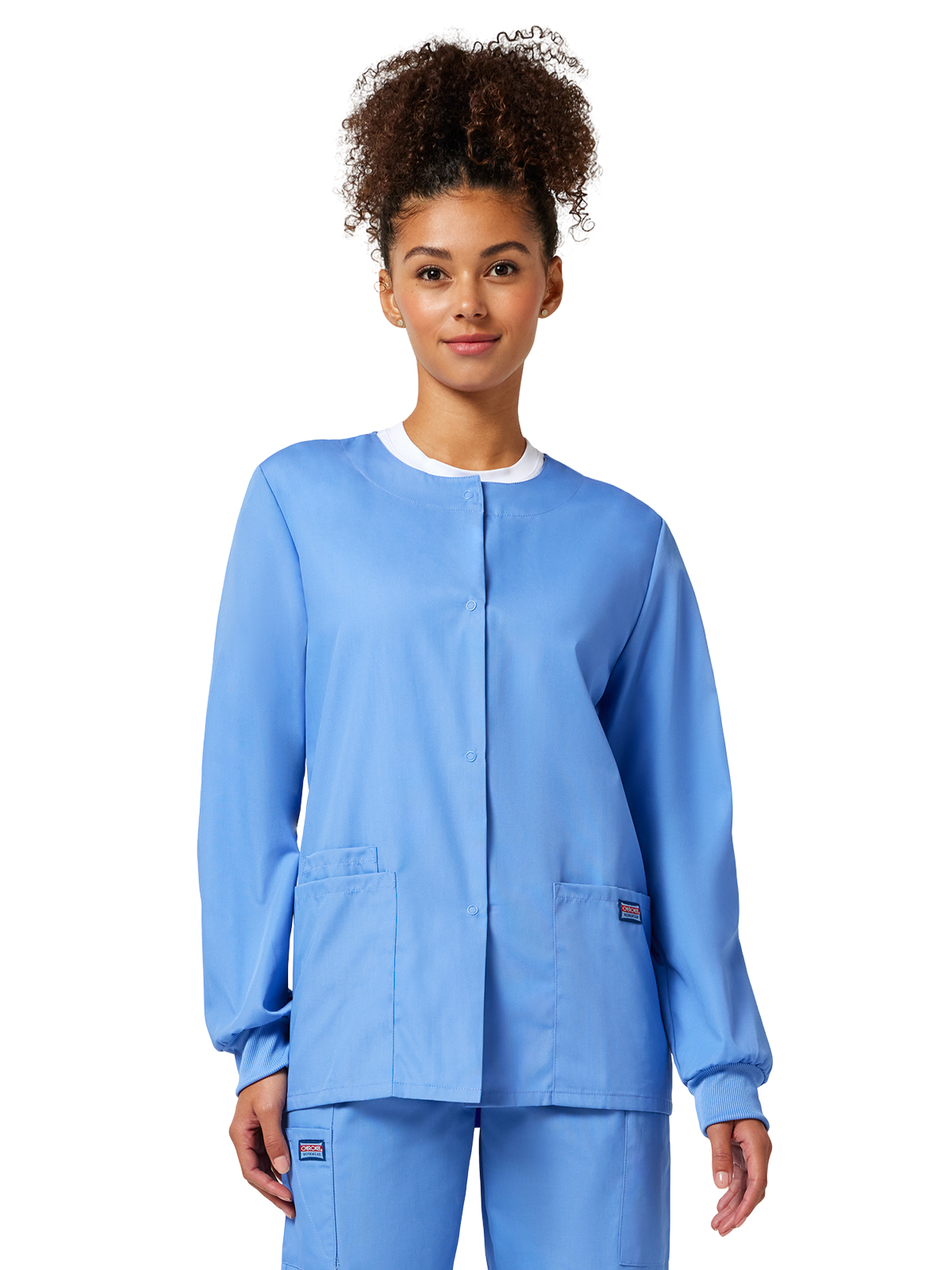 Cherokee - Workwear Originals - Women's 3-Pocket Snap Front Jacket 67