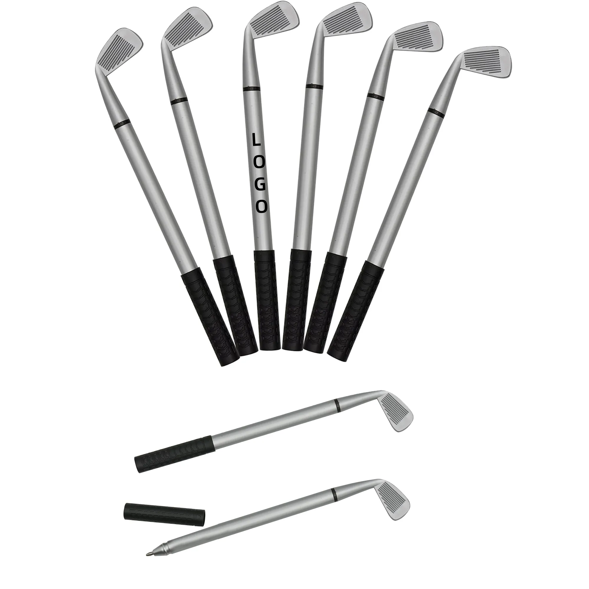 MOQ Golf Club Ballpoint Pen Sports Gel Ink Writing Tool Gift 2