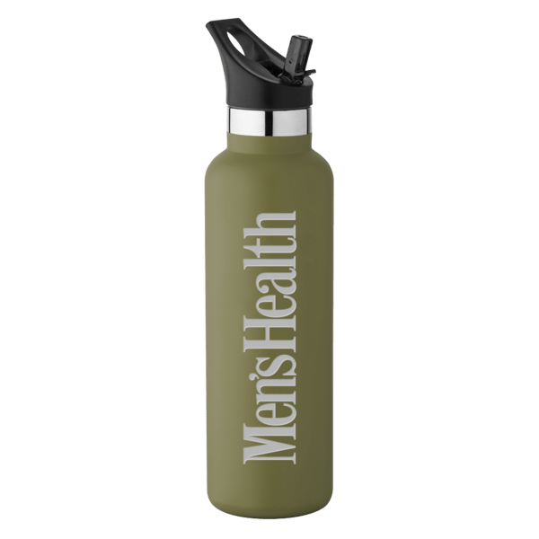 20 oz Basecamp Mesa Tundra Bottle with Screw Top and Flip-Top Straw Lid 195
