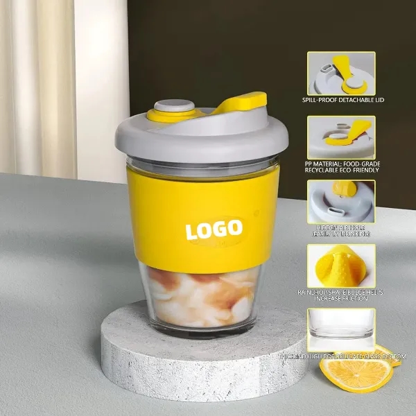 Straw Glass Water Cup 6
