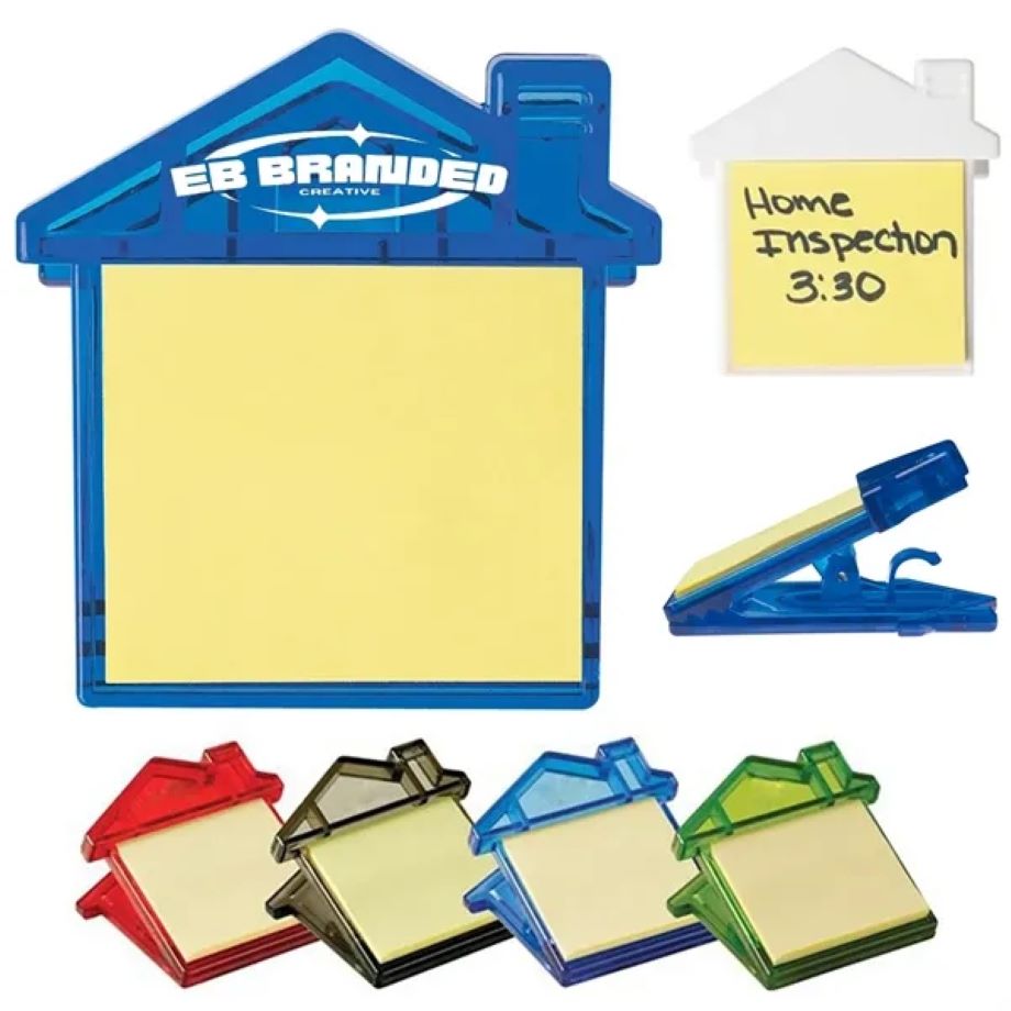 House Shaped Magnet Clip w/Sticky Notes 2