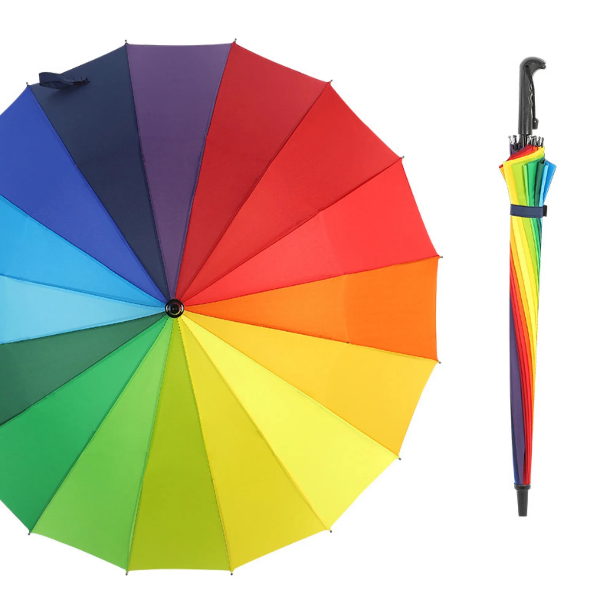 Windproof Umbrella 45 Inch Automatic Open With 16 Ribs 9