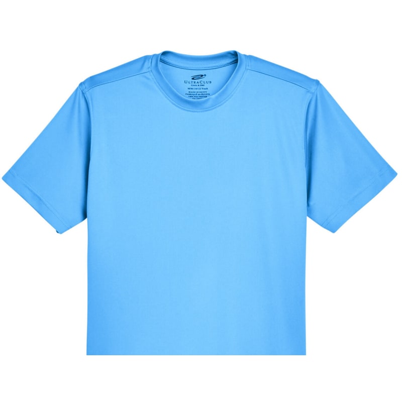 UltraClub Youth Cool & Dry Sport Performance Interlock T-Shirt 33