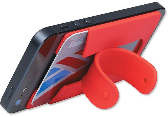 SILICONE PHONE WALLET WITH STAND 15
