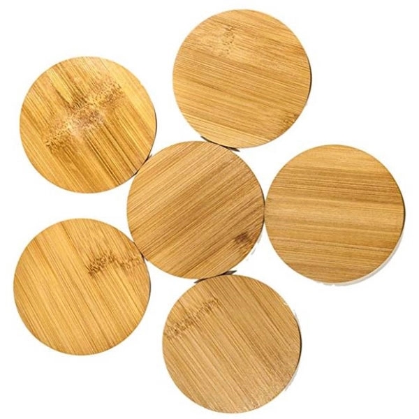 Round Bamboo Coasters 5