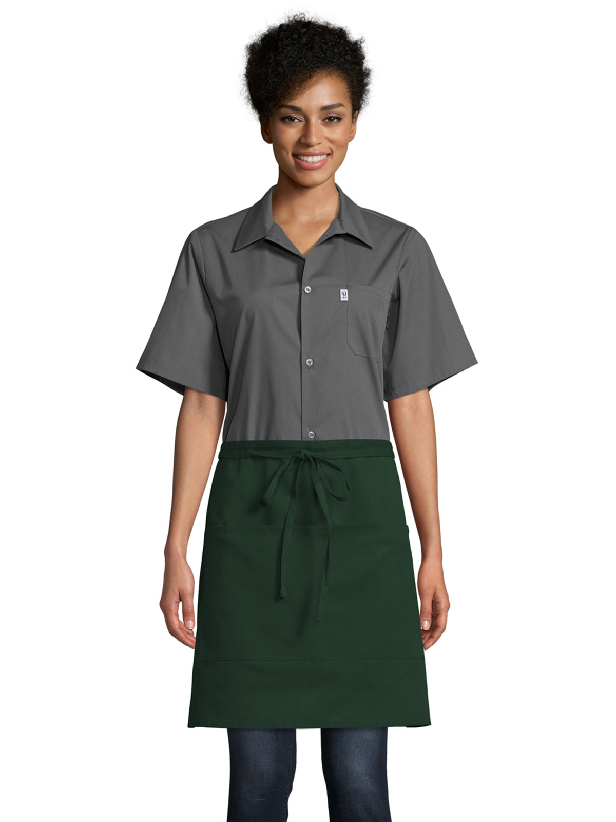 Uncommon Chef Aprons - Unisex Two-Section Patch Pocket Apron 1