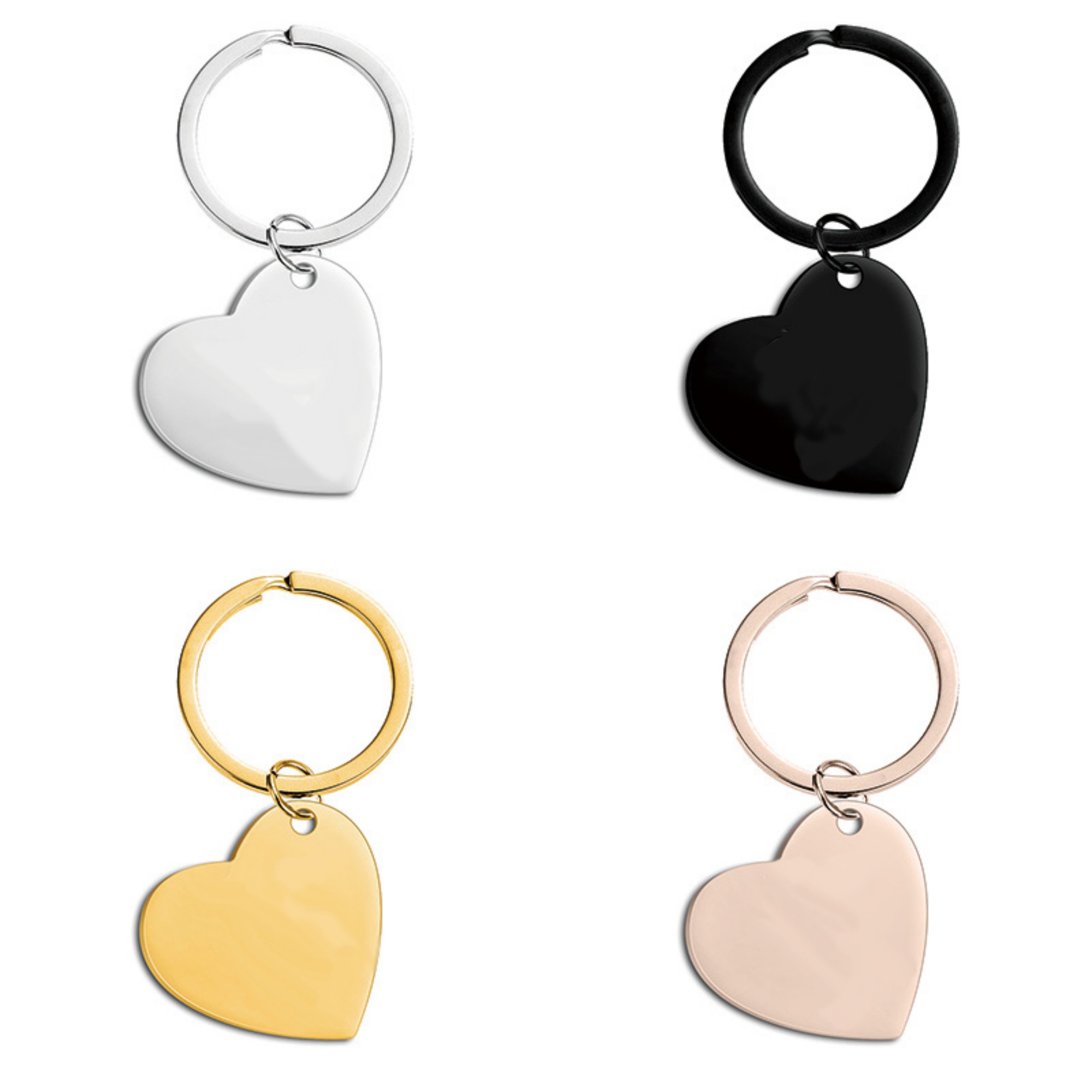 Metel Heart Shape Keychain 1