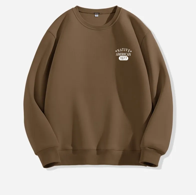 8oz Crewneck Cotton&Polyester Fleece Sweatshirts 3