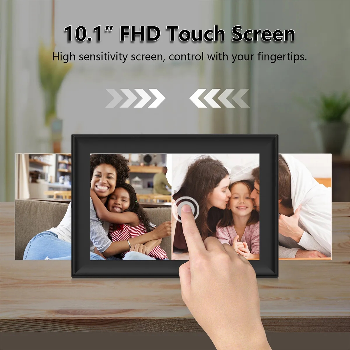Smart Wifi Digital Photo Frame FHD Touch Screen 16G Cloud 5