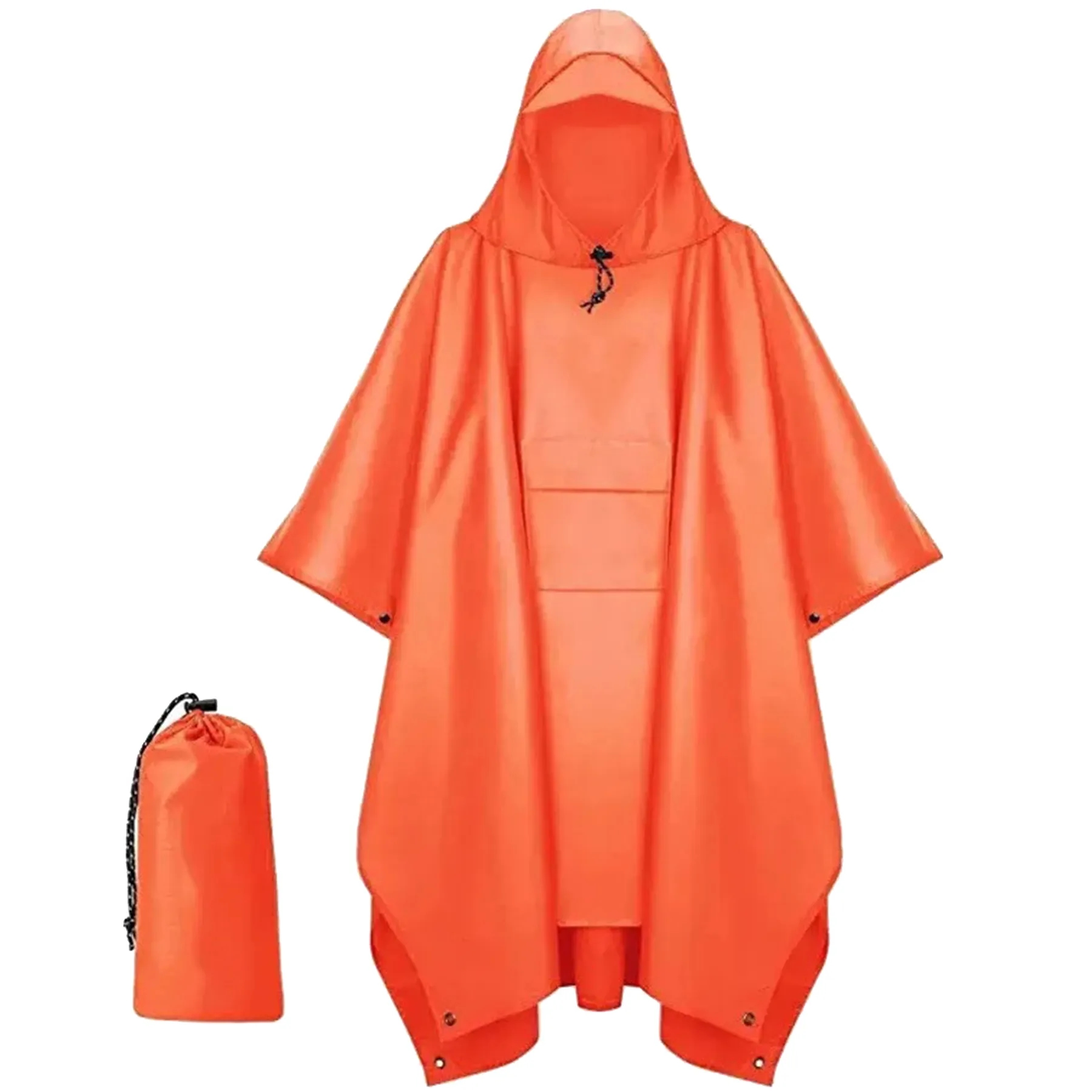 Pteromy Hooded Rain Poncho 8
