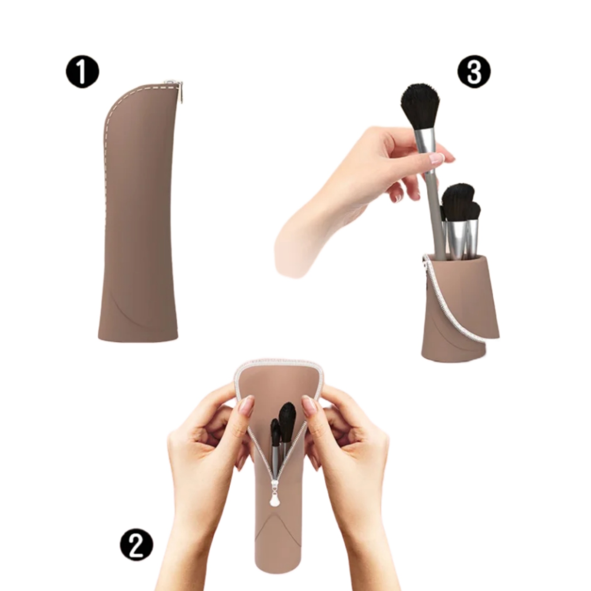 Silicone Makeup Brush Organizer 2