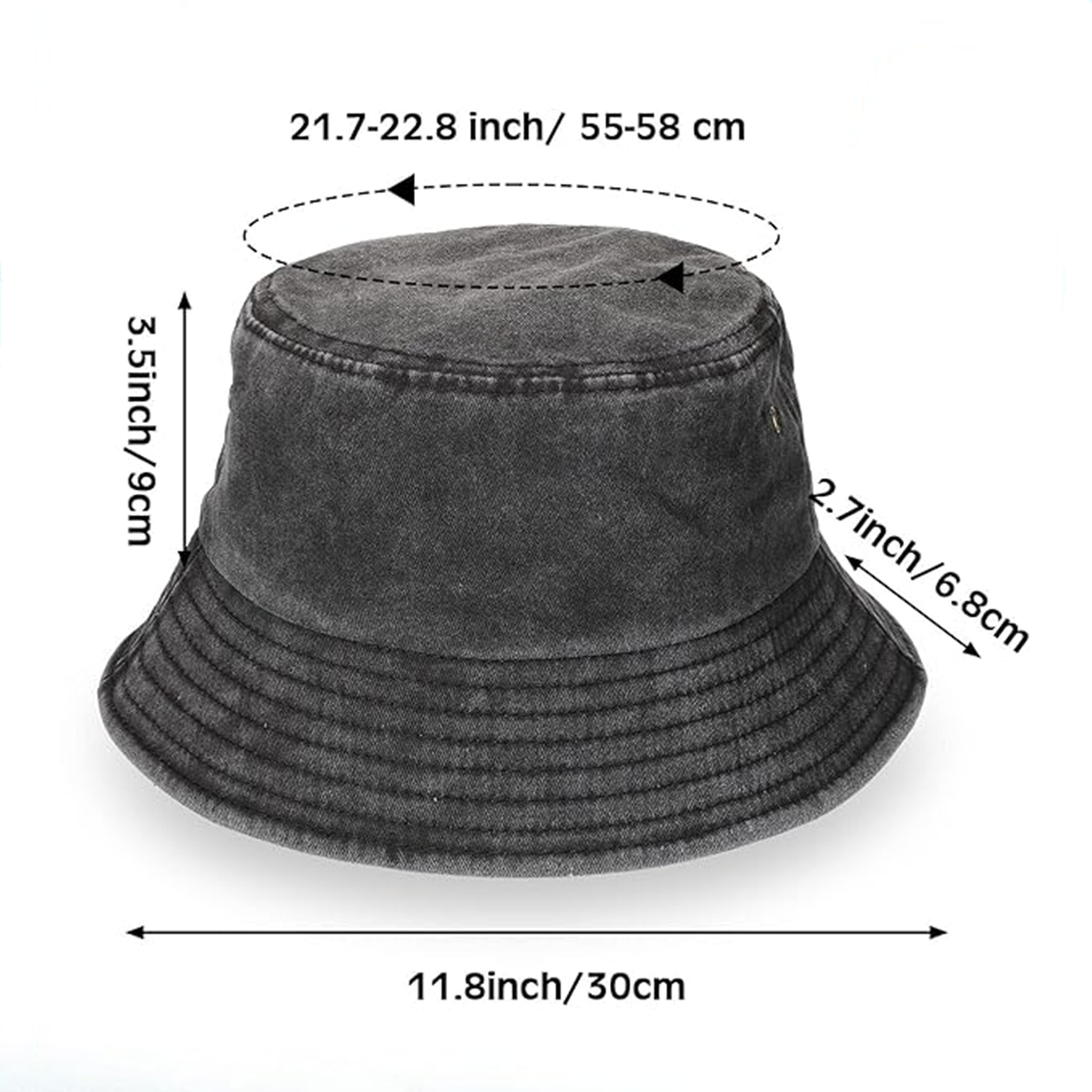 Washed Cotton Bucket 3