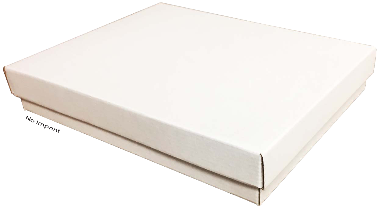 11 15/16" x 9 5/16" x 2" - E Flute Two Piece Box 2