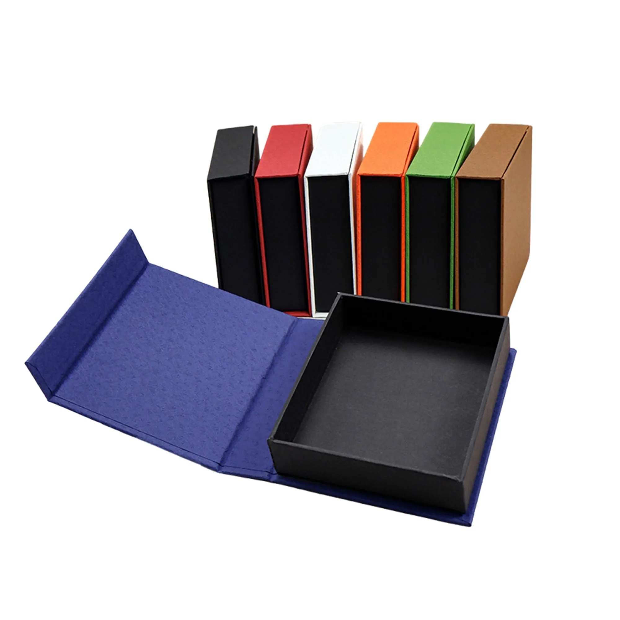 Minimalist Cardboard Jewelry Case Solid Box 3