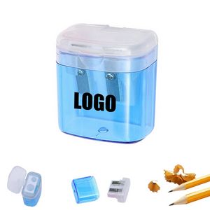 Dual Hole Plastic Sharpener With Steel Blade 8