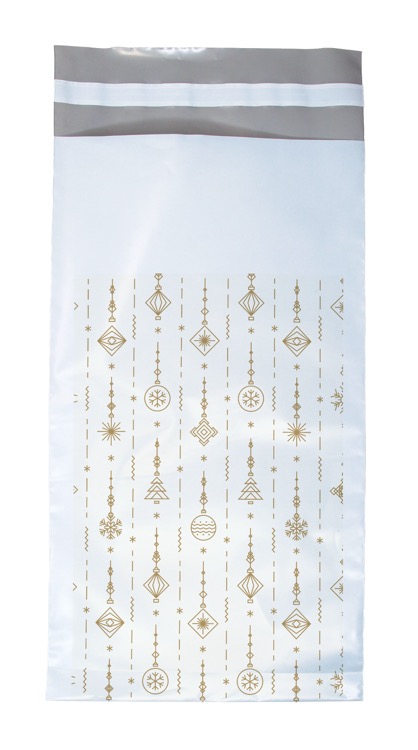 Holiday Gold Seasonal Predesigned Poly Mailer (6.75 x 12) 2